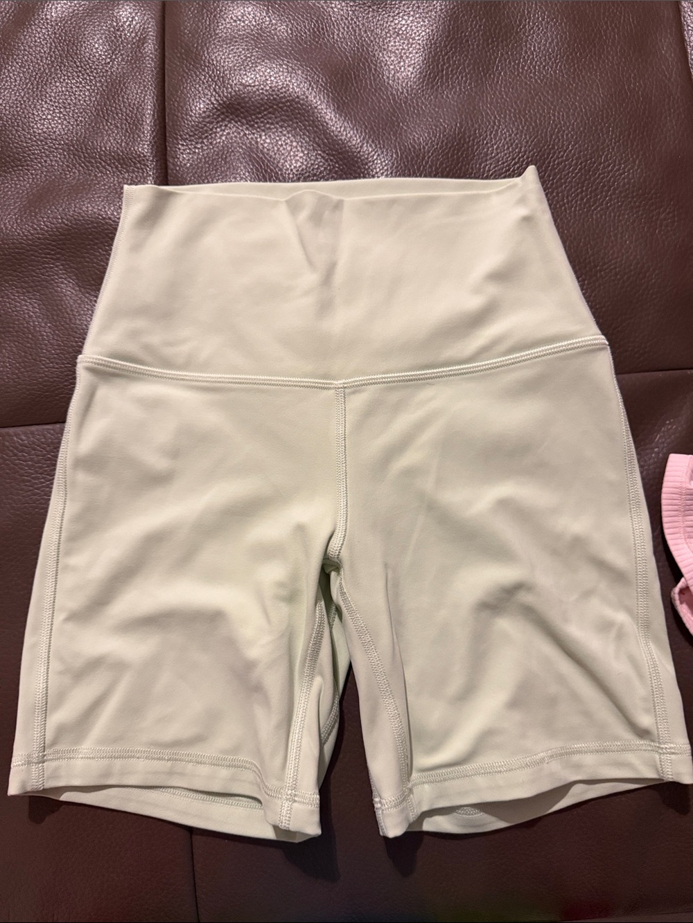 Lululemon 4 inch High-Waist mint Bike Shorts for Women